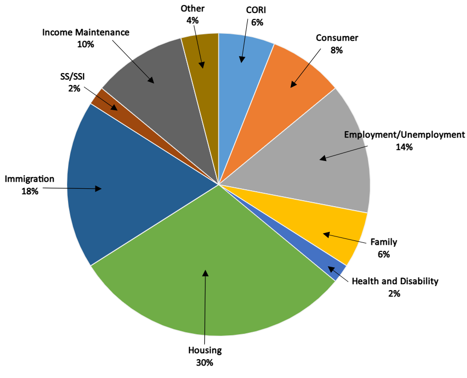 image of who we serve pie chart 2024