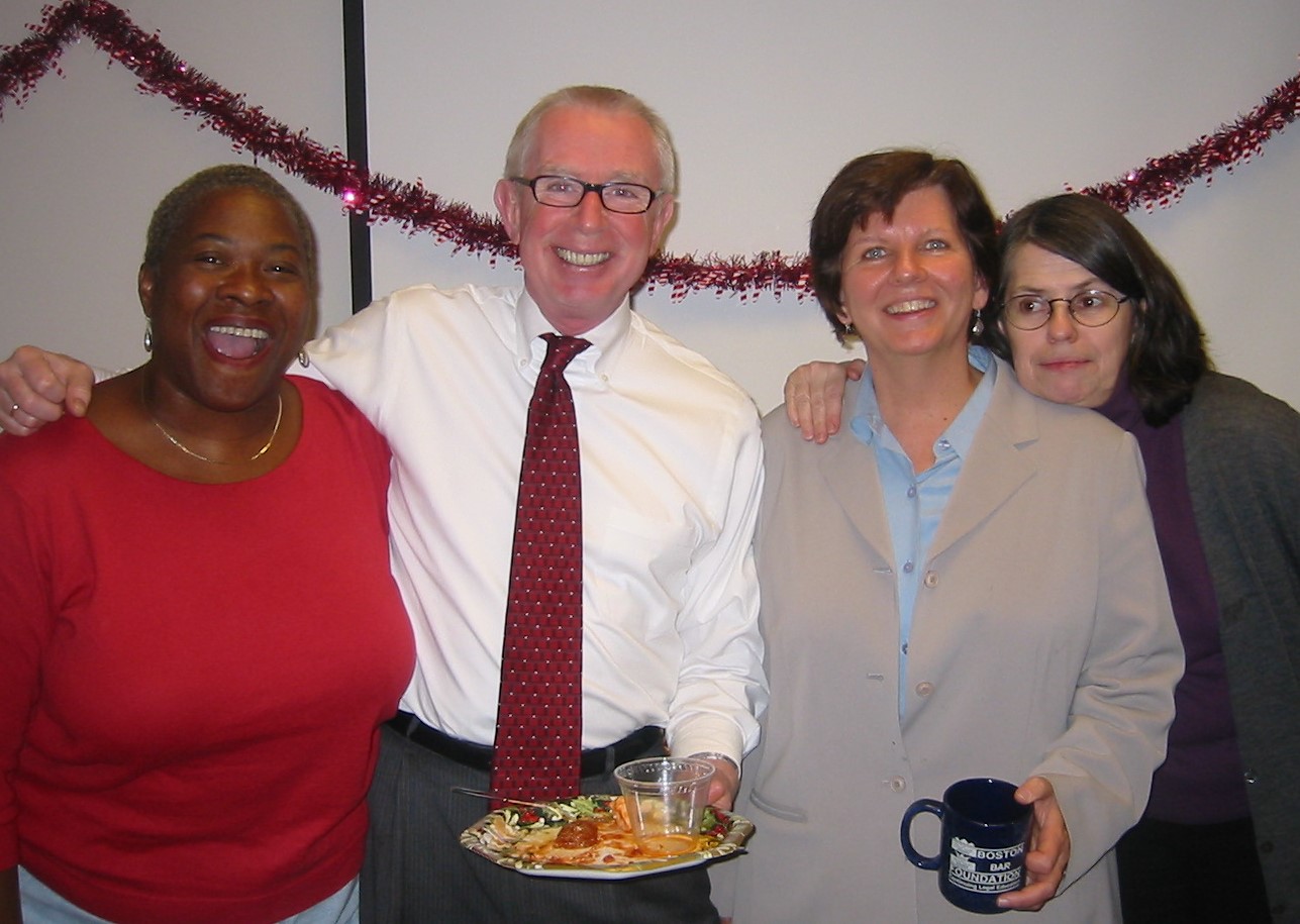 Photograph of Jack Ward and colleagues