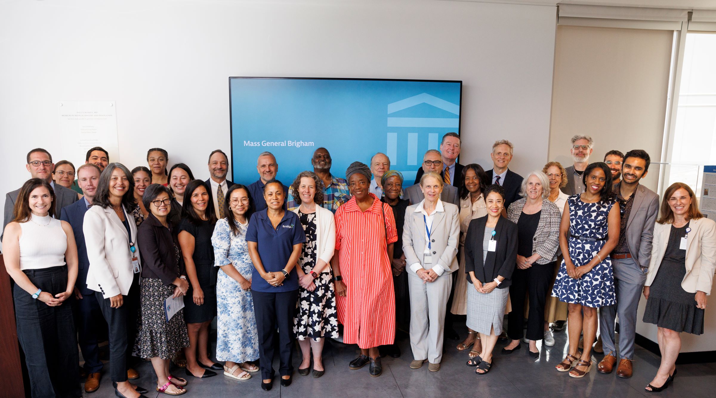 Group photograph of grant recipients at Mass General's grant celebration