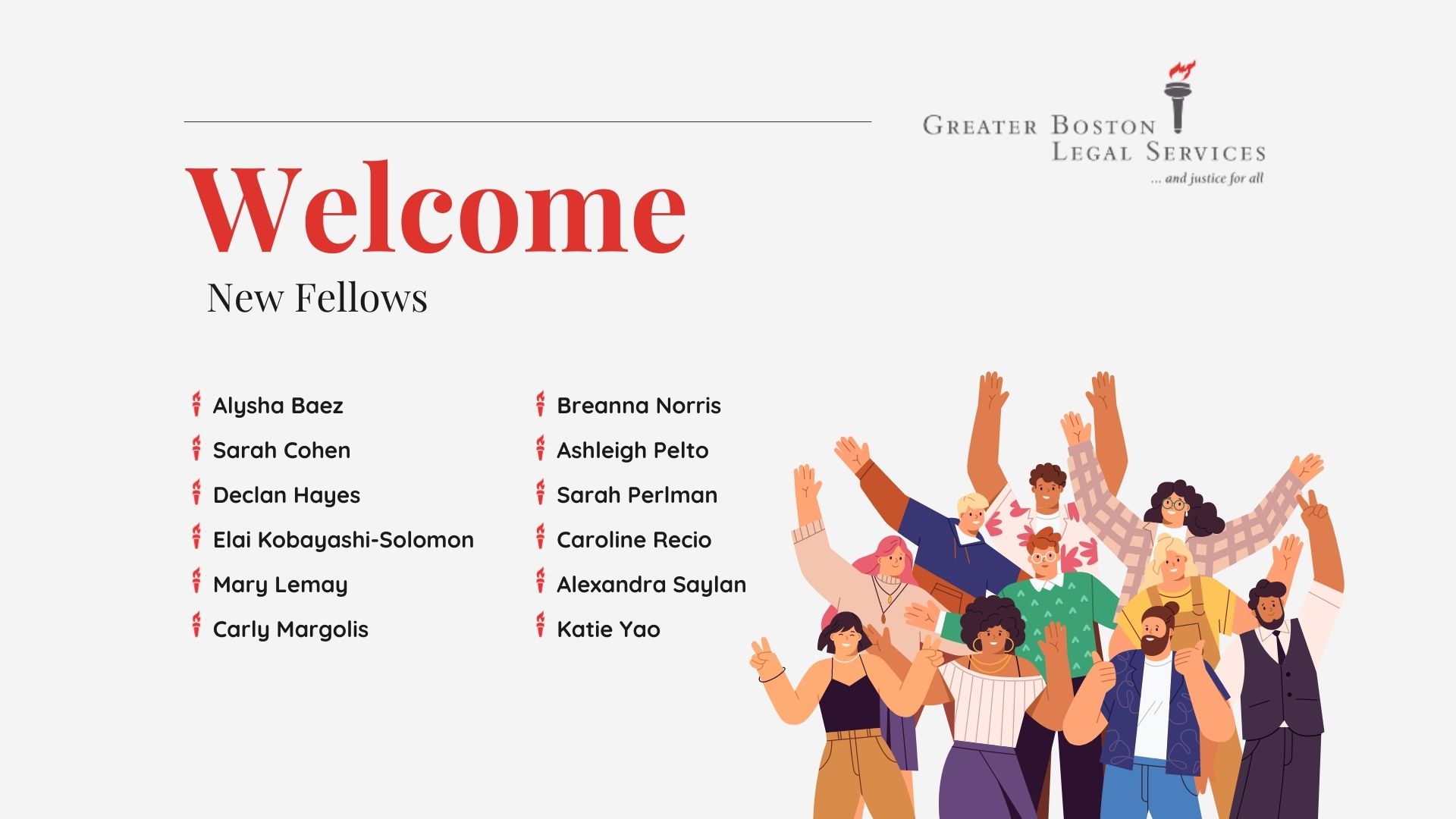 Welcome Fellows