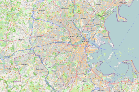map of Greater Boston area