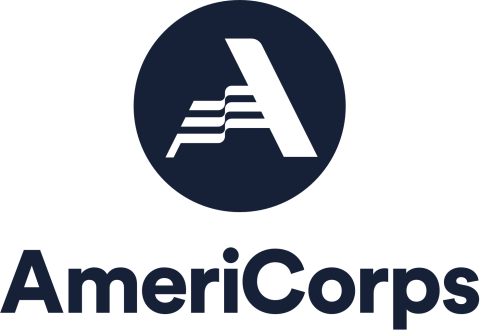 Americorps Stacked Logo Navy